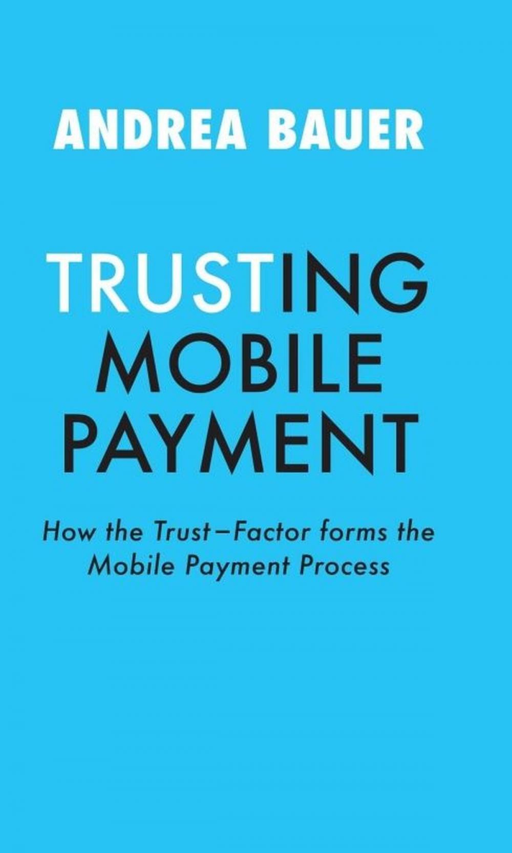 Big bigCover of TRUSTING MOBILE PAYMENT