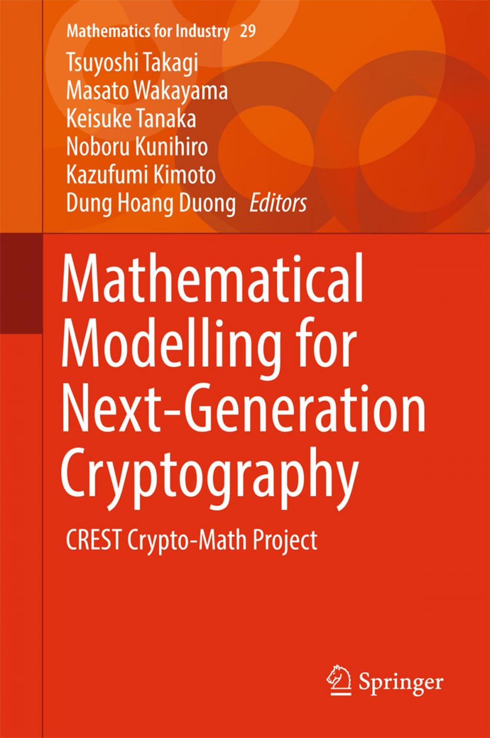 Big bigCover of Mathematical Modelling for Next-Generation Cryptography