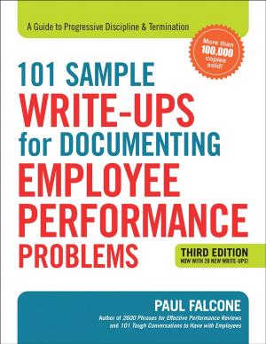 Cover of the book 101 Sample Write-Ups for Documenting Employee Performance Problems by Richard Dowis