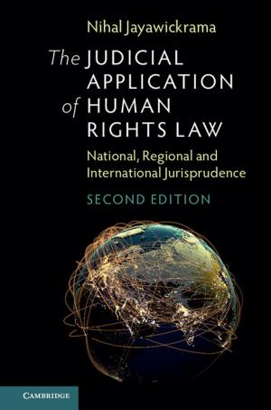 Cover of the book The Judicial Application of Human Rights Law by Stathis N. Kalyvas