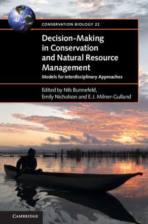Cover of the book Decision-Making in Conservation and Natural Resource Management by Dr Danielle Resnick