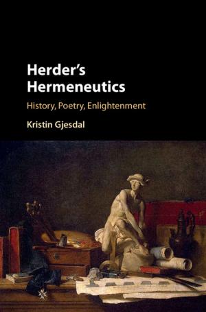 Cover of the book Herder's Hermeneutics by 
