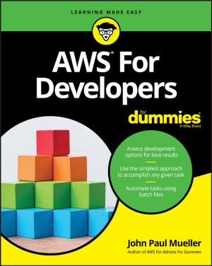 Book cover of AWS for Developers For Dummies