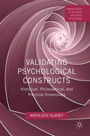 Cover of the book Validating Psychological Constructs by A. Maxwell