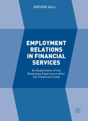 Cover of the book Employment Relations in Financial Services by J. Evans