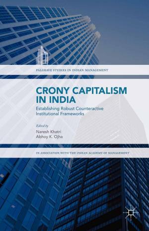 Cover of the book Crony Capitalism in India by M. Tunley