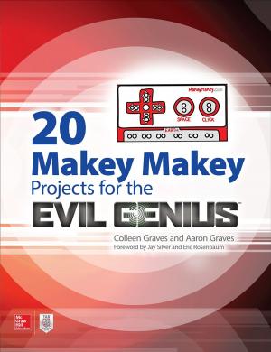 Book cover of 20 Makey Makey Projects for the Evil Genius
