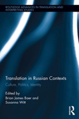 Cover of the book Translation in Russian Contexts by Debra Madaris Efird