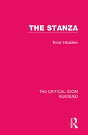 Cover of the book The Stanza by Glenn D. Hook, Julie Gilson, Christopher W. Hughes, Hugo Dobson