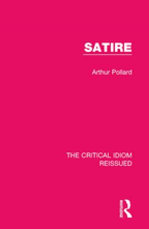 Cover of the book Satire by Jun Rentschler