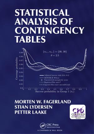Cover of the book Statistical Analysis of Contingency Tables by Yatish T. Shah