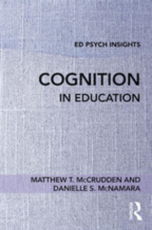 Cover of the book Cognition in Education by N. L. Calder