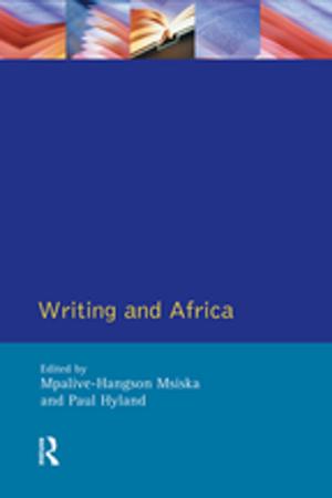 Cover of the book Writing and Africa by Anthony Adams, Witold Tulasiewicz