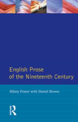 Book cover of English Prose of the Nineteenth Century