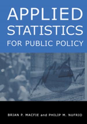 Cover of the book Applied Statistics for Public Policy by Norman Fraser, Nigel Gilbert, Scott McGlashan, Robin Wooffitt