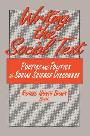 Cover of the book Writing the Social Text by Renato Nazzini
