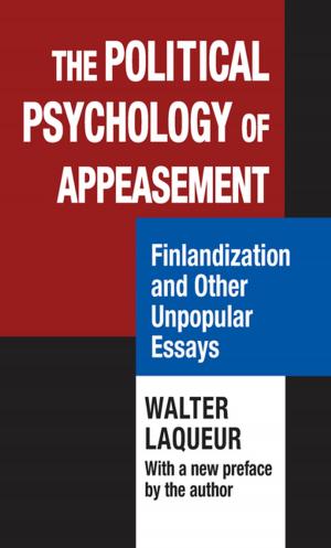 Book cover of The Political Psychology of Appeasement
