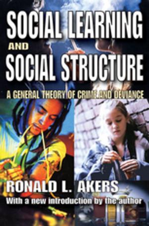 Cover of the book Social Learning and Social Structure by Edward Larrissy