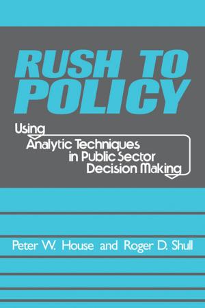 Cover of the book Rush to Policy by Martin O'Brien, Majid Yar