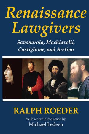 Cover of the book Renaissance Lawgivers by Paul Cooper, Colin J. Smith, Graham Upton