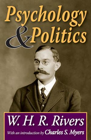Cover of the book Psychology and Politics by Javier Girón Blanco, Torsten Dederichs