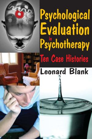 Cover of the book Psychological Evaluation in Psychotherapy by Ali Farazmand