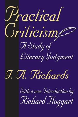 Cover of the book Practical Criticism by Jia Yi Chow, Keith Davids, Chris Button, Ian Renshaw