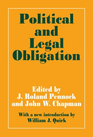 Cover of the book Political and Legal Obligation by Shunsuke Managi, Koichi Kuriyama