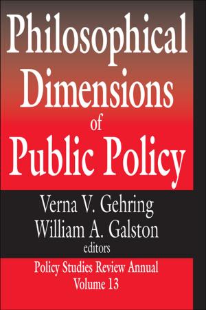Cover of the book Philosophical Dimensions of Public Policy by Hugh J. Foley, Mary Bates