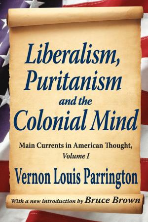 Cover of the book Liberalism, Puritanism and the Colonial Mind by Professor Joseph A Kestner