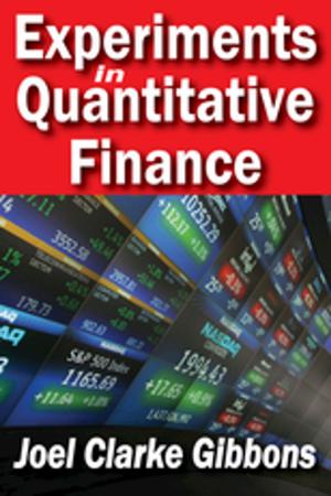 Cover of the book Experiments in Quantitative Finance by Merry Wiesner Hanks, Monica Chojnacka