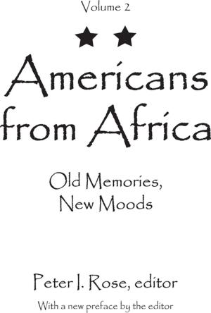 Cover of the book Americans from Africa by Saul M. Kassin, Lawrence S. Wrightsman