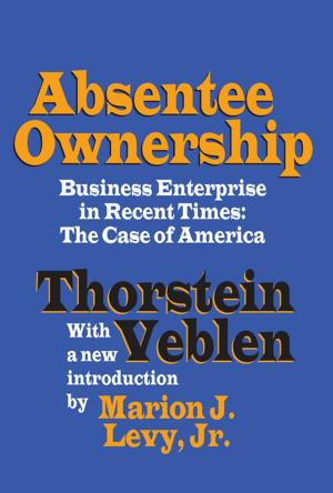 Cover of the book Absentee Ownership by Jang-Sup Shin