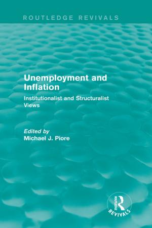 Cover of the book Unemployment and Inflation by Ricardo Agarez