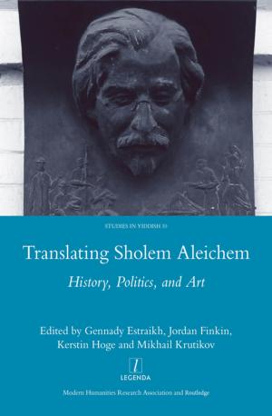 Cover of the book Translating Sholem Aleichem by Daniel Trocmé-Latter