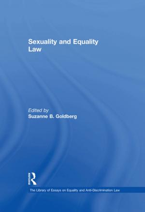 Cover of the book Sexuality and Equality Law by C. Bradley Thompson