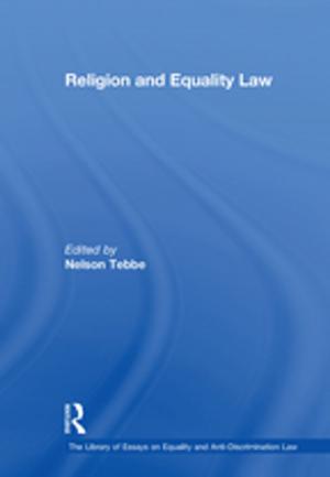 Cover of the book Religion and Equality Law by Wayne Cristaudo