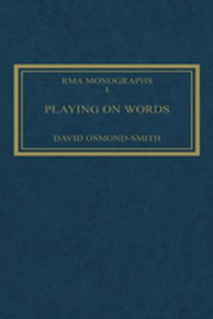 Cover of the book Playing on Words by Hilda J Koopman