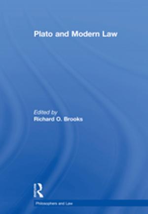 Cover of the book Plato and Modern Law by Elena Pierazzo