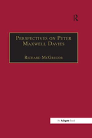Cover of the book Perspectives on Peter Maxwell Davies by John Fekete