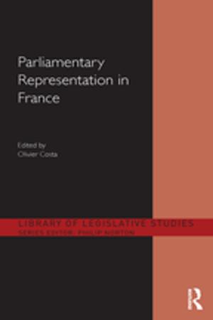 Cover of the book Parliamentary Representation in France by Isaac Nahon-Serfaty
