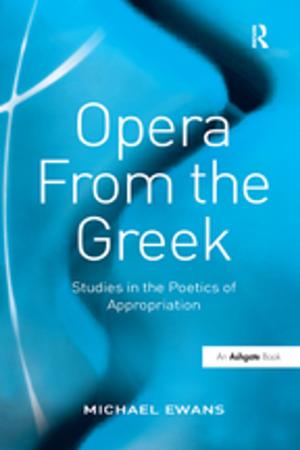 Cover of the book Opera From the Greek by Joanna Milstein