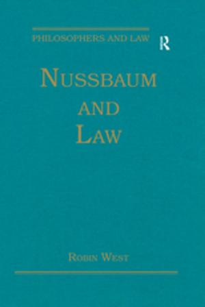 Cover of the book Nussbaum and Law by Arthur Pontynen