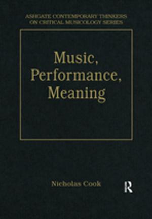 Cover of the book Music, Performance, Meaning by 