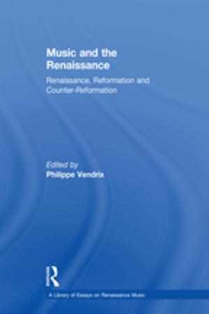 Cover of the book Music and the Renaissance by DJM van der Voordt, HBR van Wegen