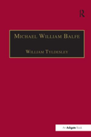 Cover of the book Michael William Balfe by James Arthur