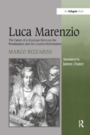 Cover of the book Luca Marenzio by Nancy L. Leech, Karen C. Barrett, George A. Morgan