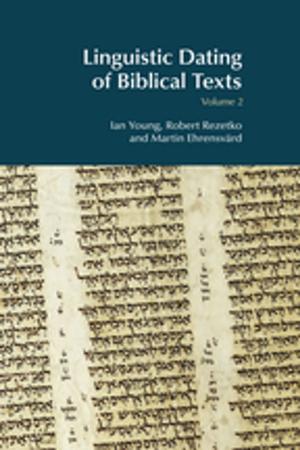 Book cover of Linguistic Dating of Biblical Texts: Volume 2