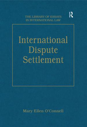 Cover of the book International Dispute Settlement by John P. Wilson, Jacob D. Lindy