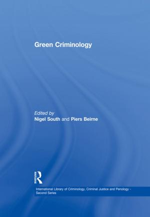 Cover of the book Green Criminology by Prof David Goldberg, Linda Gask, Richard Morriss